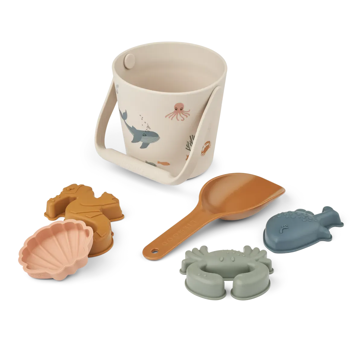 Liewood - zestaw plażowy Gilma sea creature sandy