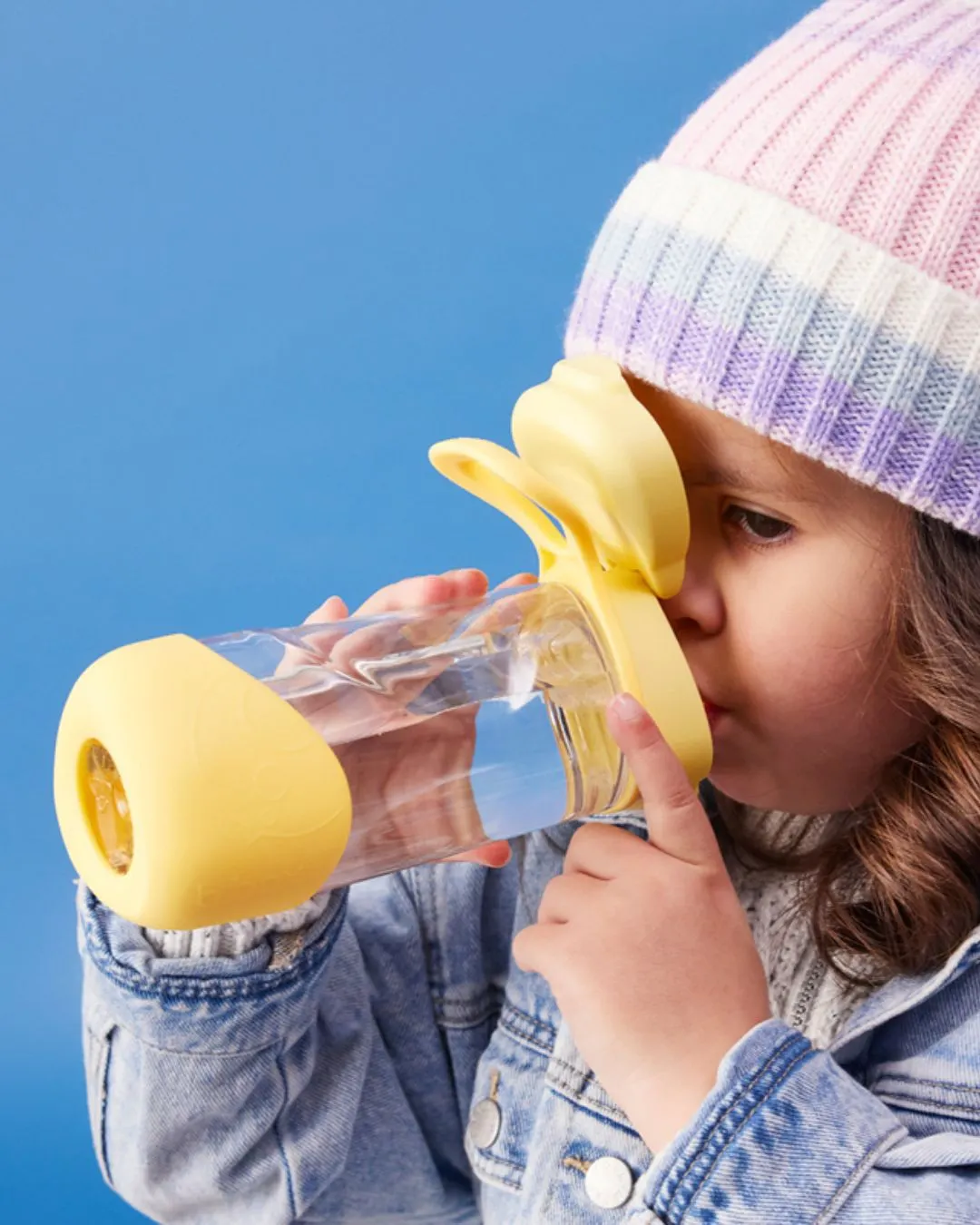 B.box - sportowa butelka tritanowa z ustnikiem 450 ml Lemon Twist B.box - sportowa butelka tritanowa z ustnikiem 450 ml Lemon Twist