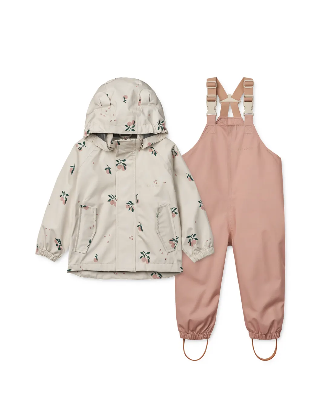 Liewood - zestaw przeciwdeszczowy Manu Sea Shell/Peach Liewood - zestaw przeciwdeszczowy Manu Sea Shell/Peach