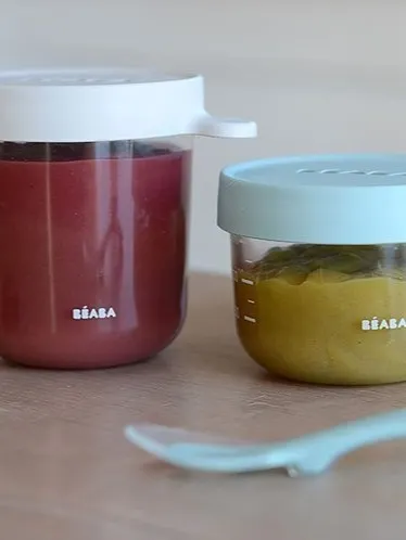 Beaba - zestaw pojemników słoiczków szklanych z hermetycznym zamknięciem 150 + 250 ml Beaba - zestaw pojemników słoiczków szklanych z hermetycznym zamknięciem 150 + 250 ml