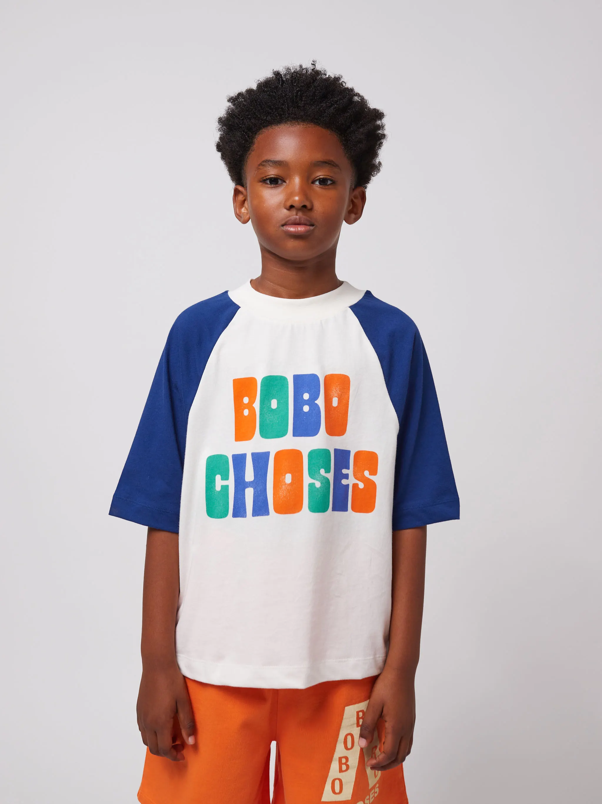 BOBO CHOSES - T-shirt koszulka dziecięca z krótkimi rękawami i napisem Bobo Choses multicolor BOBO CHOSES - T-shirt koszulka dziecięca z krótkimi rękawami i napisem Bobo Choses multicolor