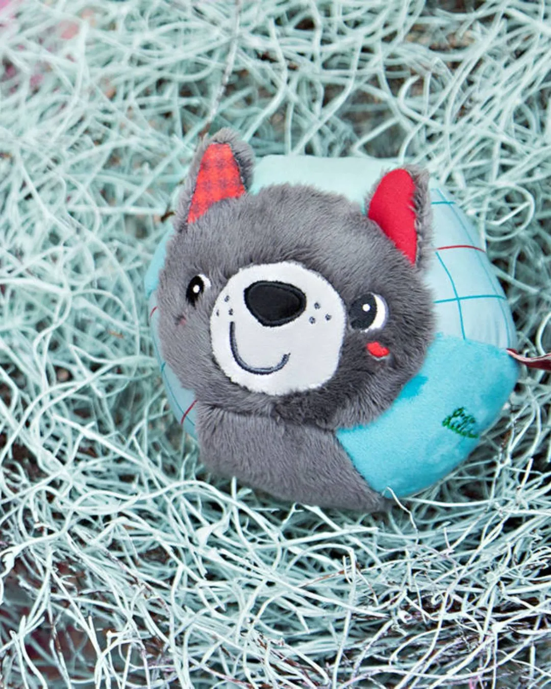 Lilliputiens - piłeczka sensoryczna z dzwoneczkiem Wilk Louis Lilliputiens - piłeczka sensoryczna z dzwoneczkiem Wilk Louis