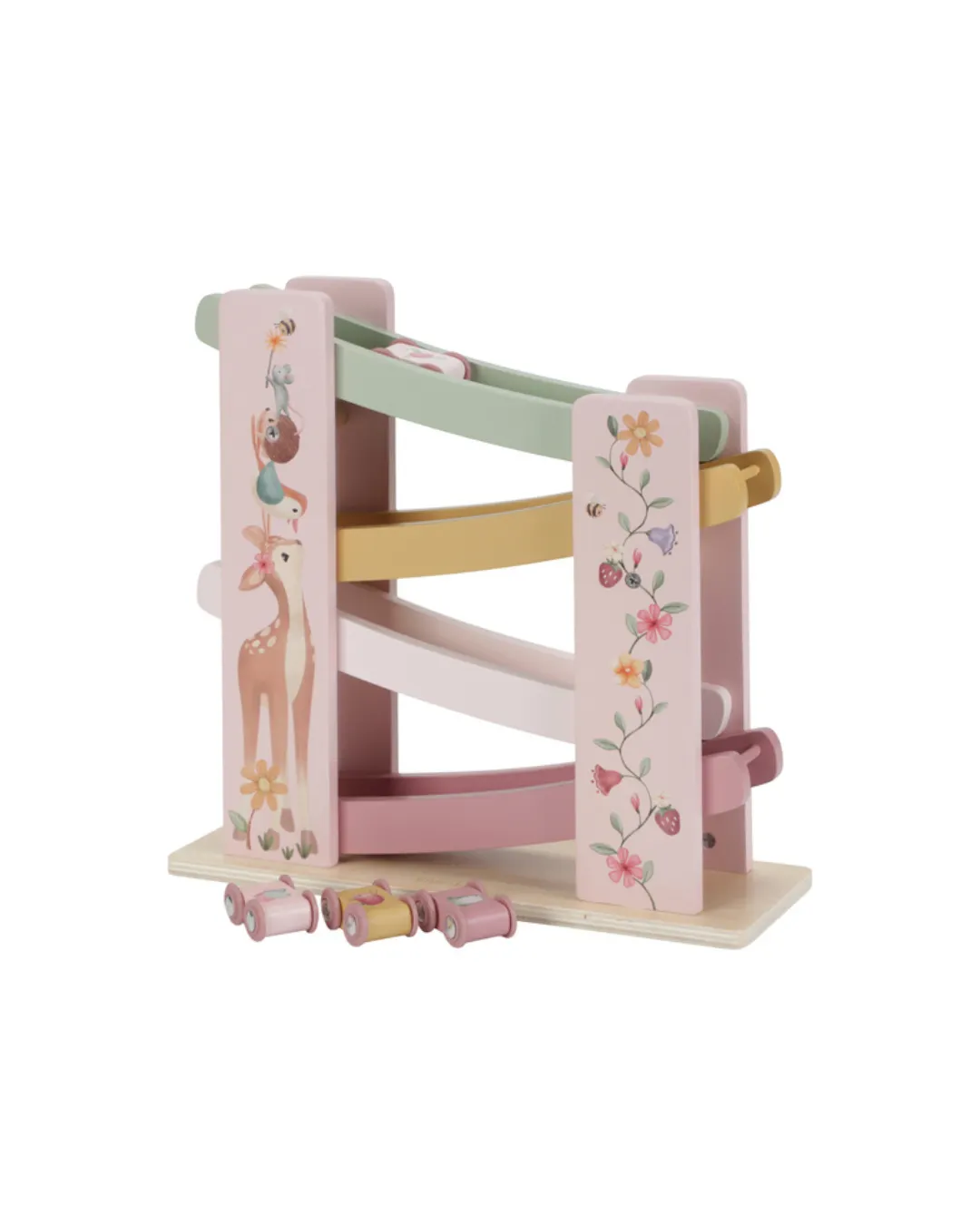 Little Dutch - zjeżdżalnia dla samochodzików Fairy Garden FSC