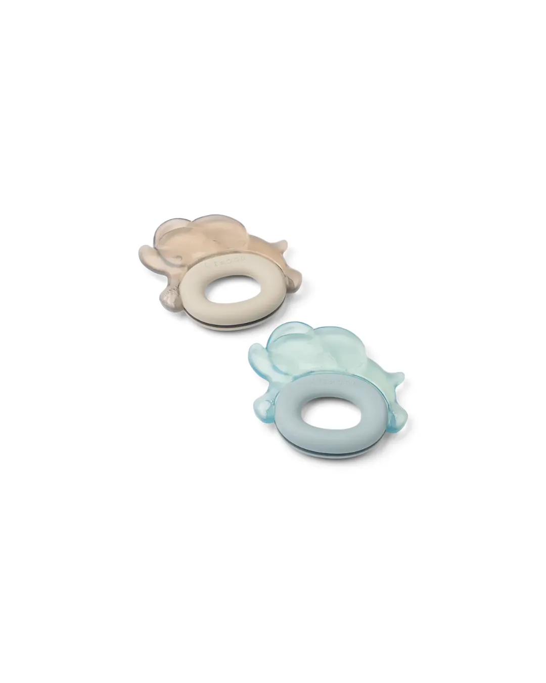 Liewood - zestaw dwóch chłodzących gryzaków Rita Elephant Sandy / Dove blue