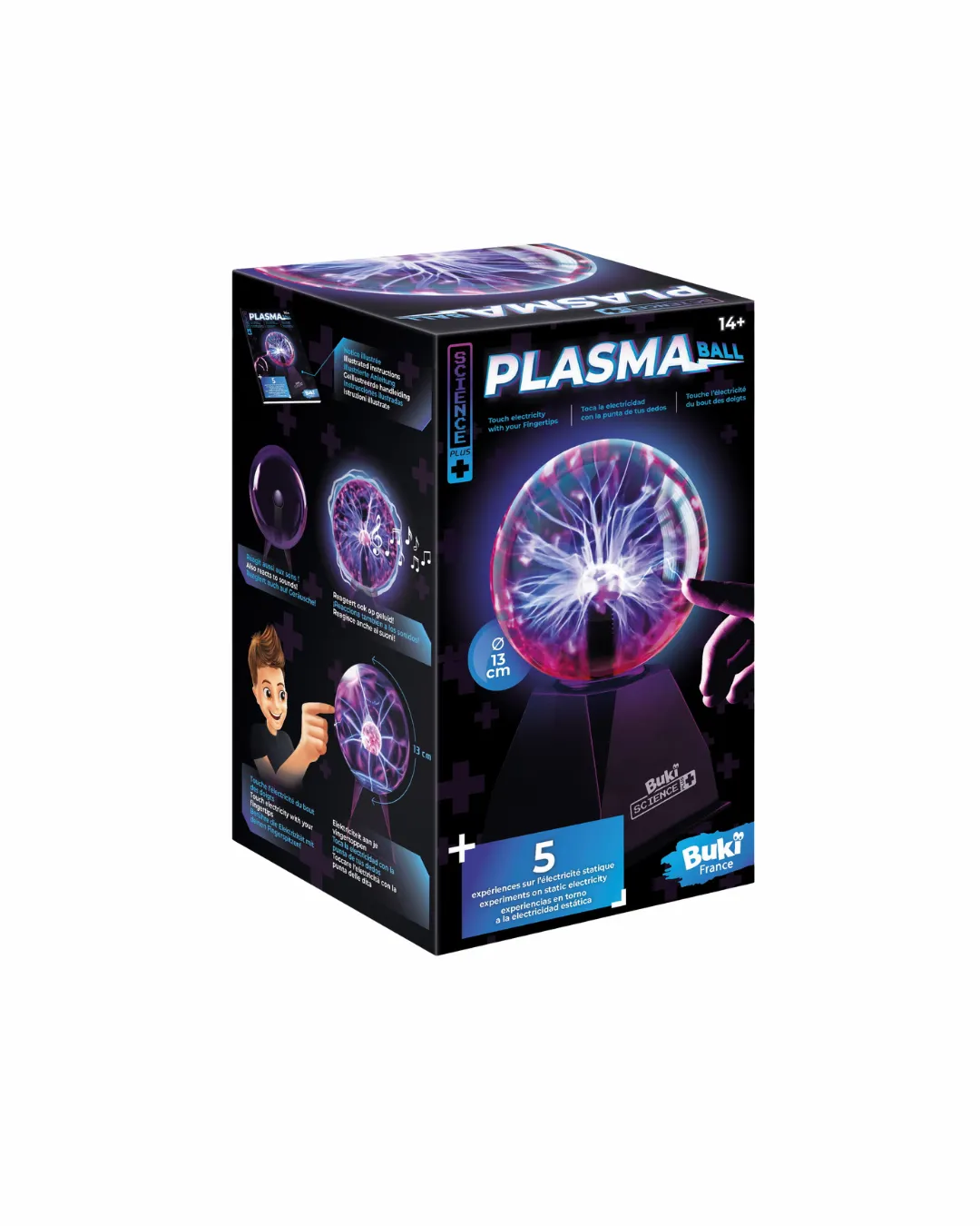 Buki - świecąca kula plazmowa 13 cm