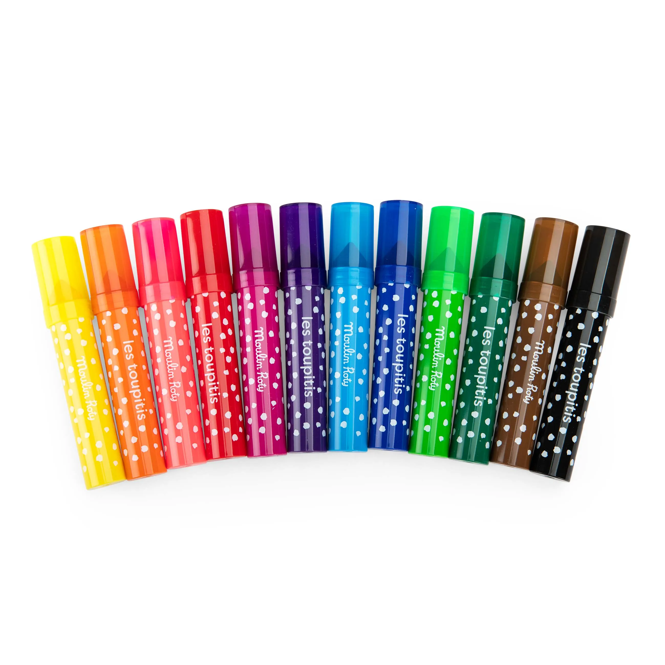 Moulin Roty - 12 markerów ze stożkową końcówką Moulin Roty - 12 markerów ze stożkową końcówką