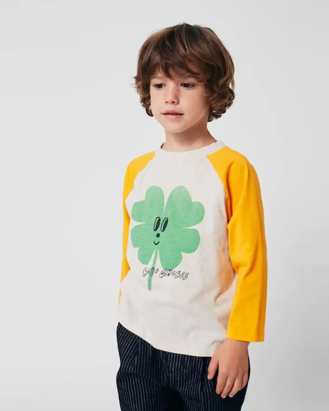 BOBO CHOSES - koszulka niemowlęca z długim rękawem Lucky Clover BOBO CHOSES - koszulka niemowlęca z długim rękawem Lucky Clover