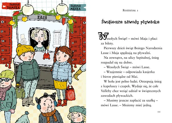 Wydawnictwo Zakamarki - Tajemnica pływalni, Biuro Detektywistyczne Lassego i Mai Wydawnictwo Zakamarki - Tajemnica pływalni, Biuro Detektywistyczne Lassego i Mai