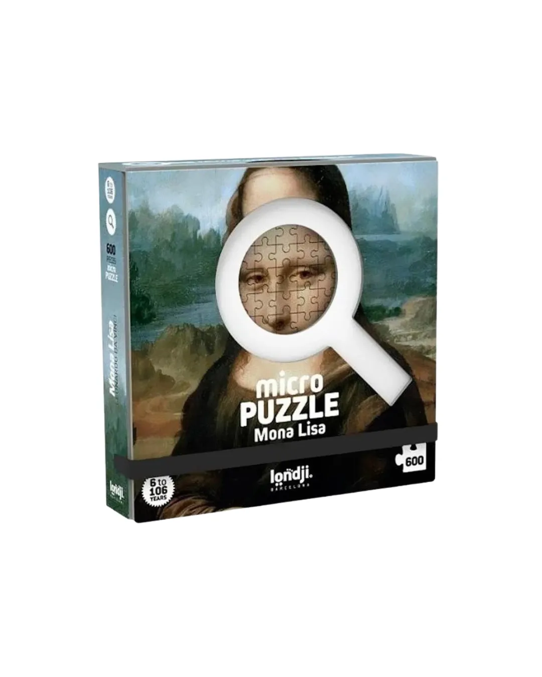 Londji - mikro puzzle 600 elementów "Mona Lisa"
