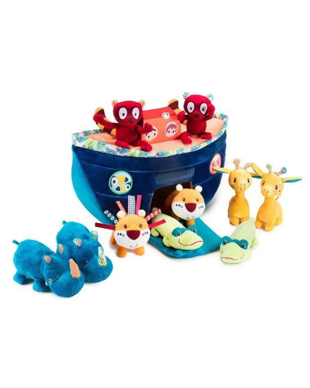 Lilliputiens - arka Noego statek z 10 zwierzątkami Lilliputiens - arka Noego statek z 10 zwierzątkami