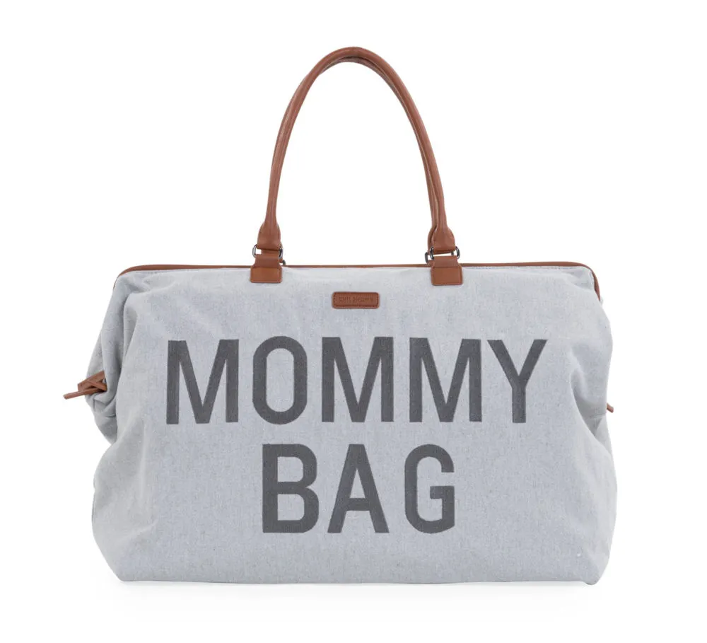 Childhome - Torba Mommy Bag Kanwas Szara