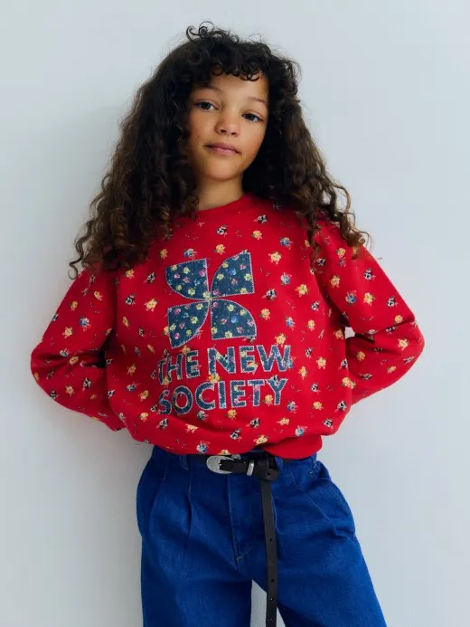 The New Society - bluza bawełniana Aamapola Amapola Print