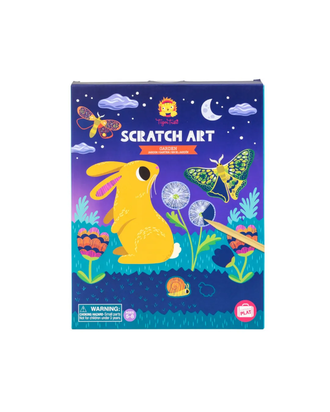 Tiger Tribe - zestaw do wydrapywania Ogród