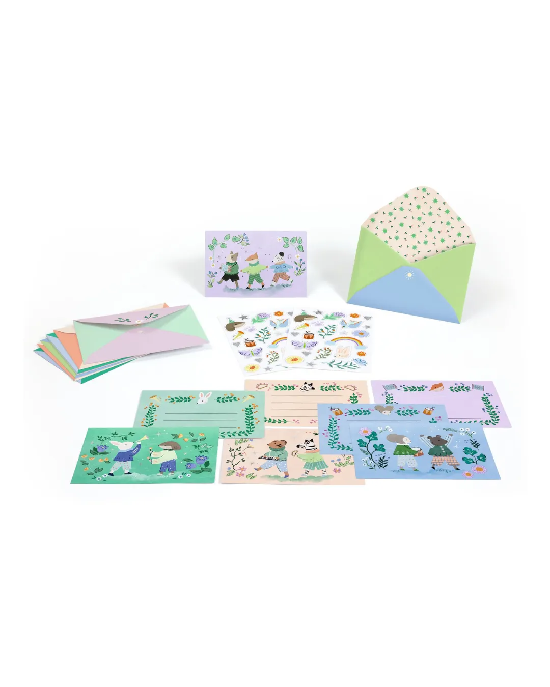 Djeco - zestaw do tworzenia zaproszeń Zwierzątka