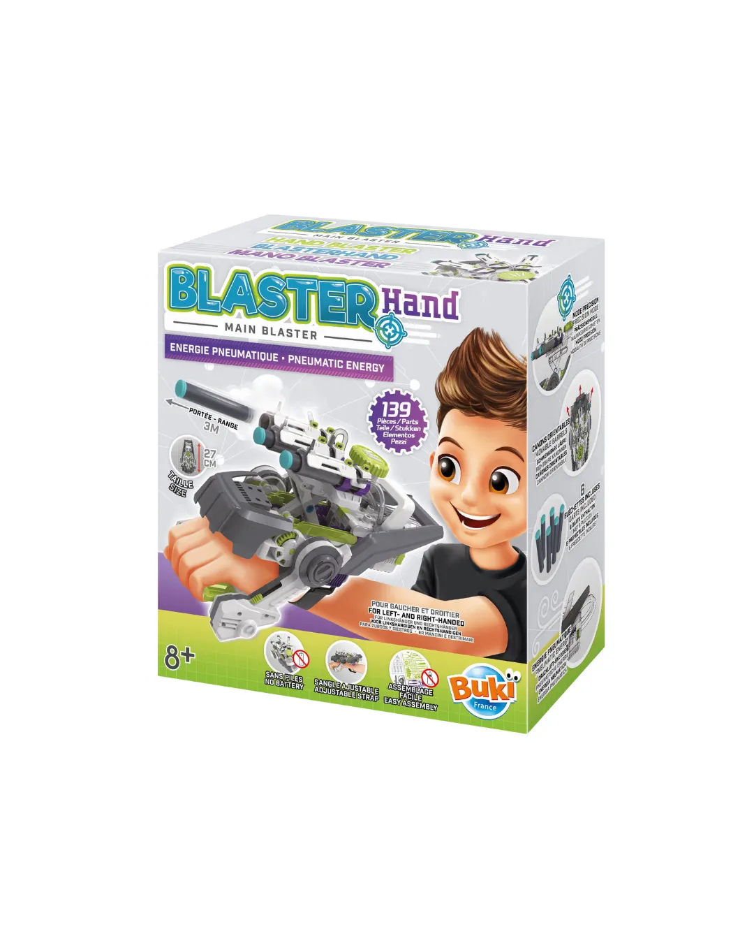Buki - wyrzutnia pneumatyczna na rękę Blaster