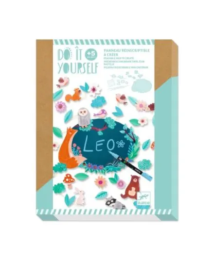 Djeco - zestaw zrób to sam - Tablica do pisania Las Djeco - zestaw zrób to sam - Tablica do pisania Las