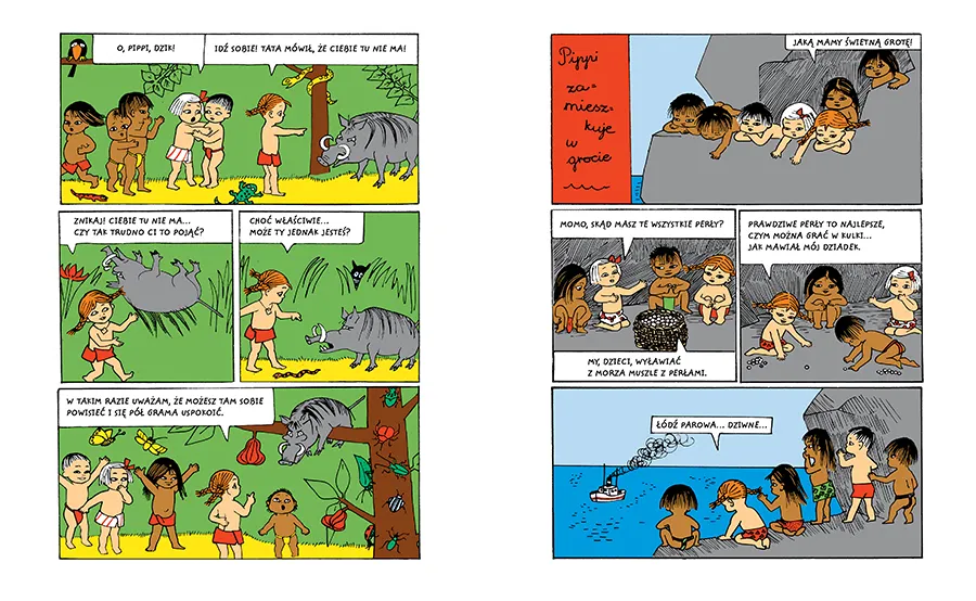 Wydawnictwo Zakamarki - Pippi nie chce być duża i inne komiksy Wydawnictwo Zakamarki - Pippi nie chce być duża i inne komiksy