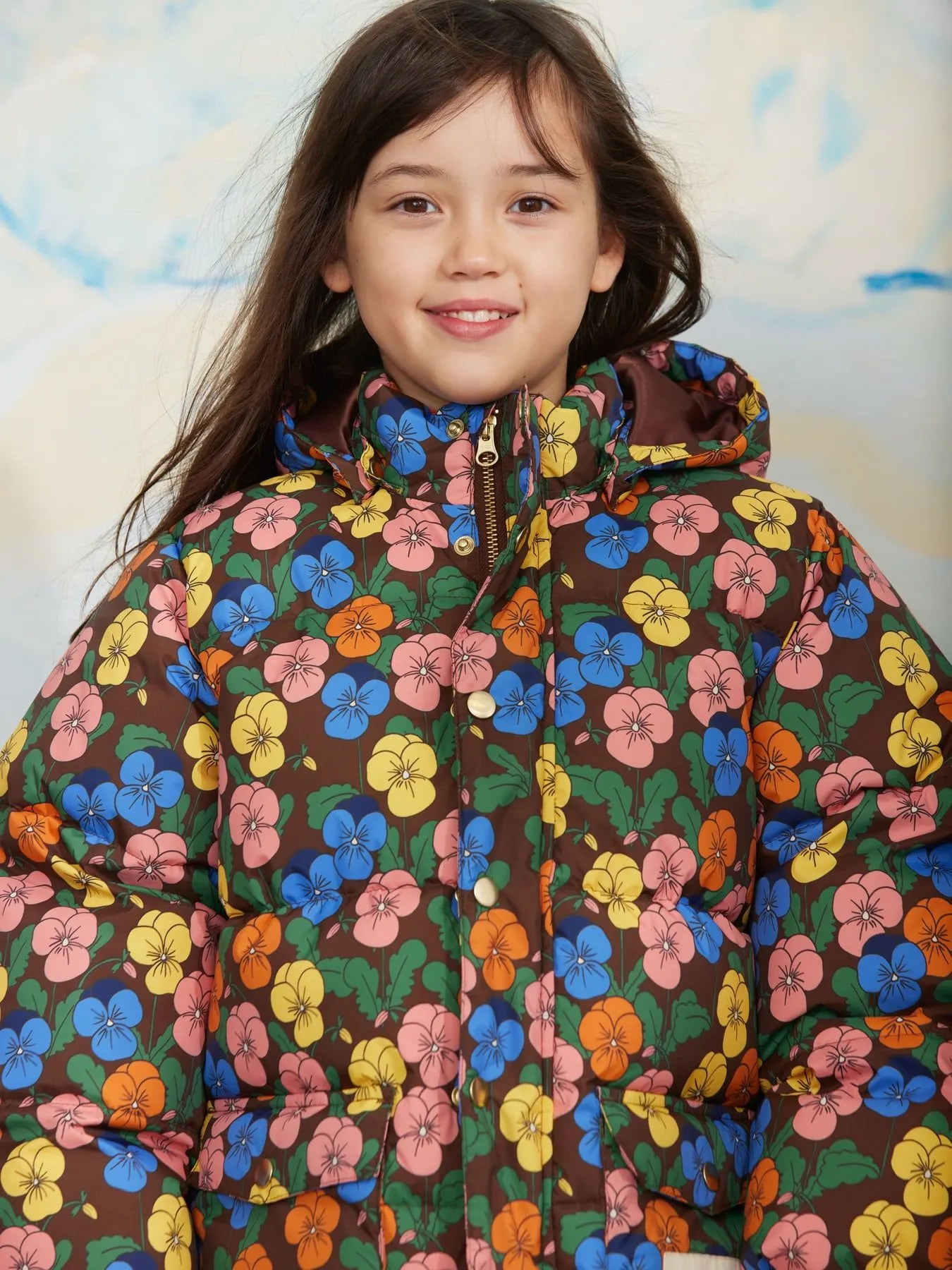 Mini Rodini - kurtka zimowa Violas heavy puffer Mini Rodini - kurtka zimowa Violas heavy puffer