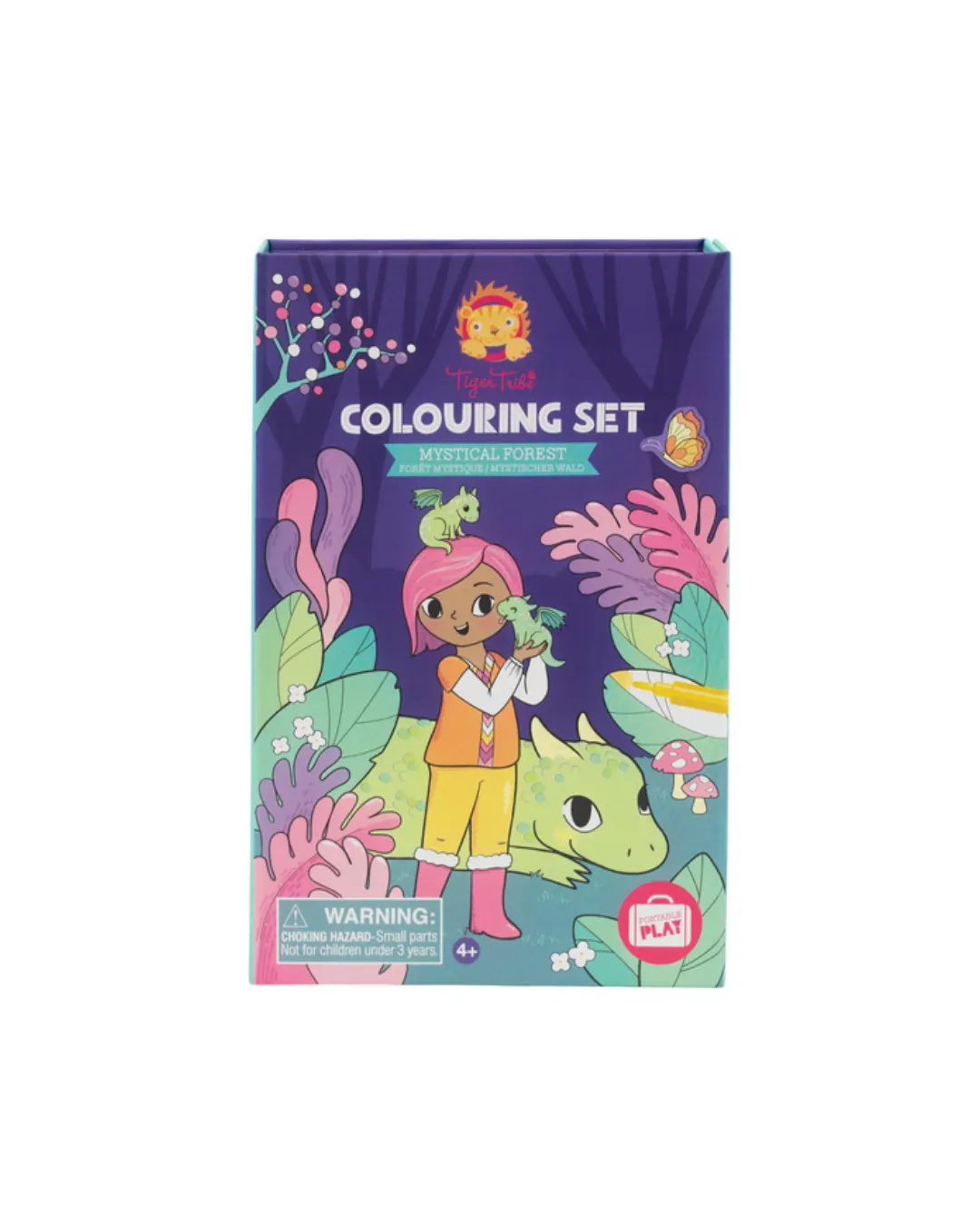 Tiger Tribe - zestaw kolorowanek Mistyczny Las Tiger Tribe - zestaw kolorowanek Mistyczny Las