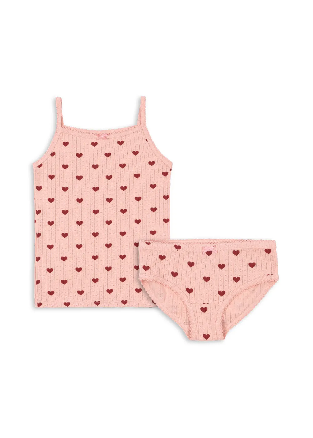 Konges Sløjd - bielizna dziewczęca Minnie Underwear GOTS Amour Rouge Konges Sløjd - bielizna dziewczęca Minnie Underwear GOTS Amour Rouge