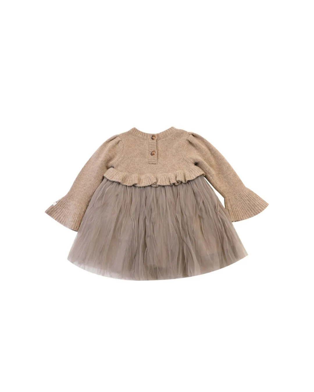 Donsje - sukienka niemowlęca Paulien Dress Milk Chocolate Donsje - sukienka niemowlęca Paulien Dress Milk Chocolate
