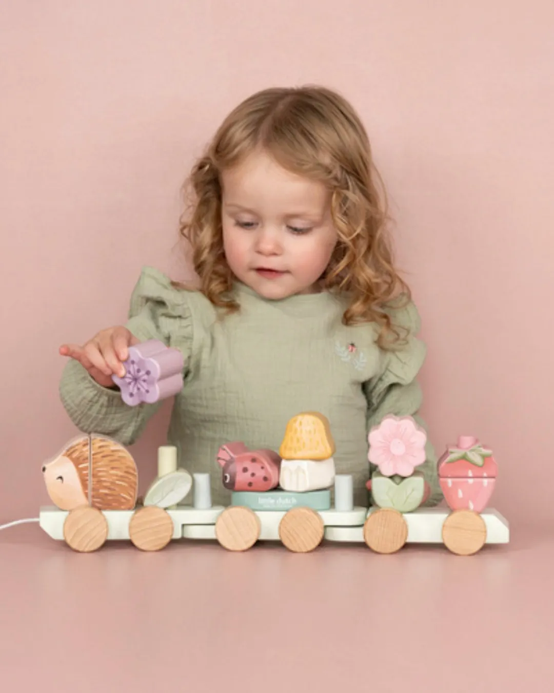 Little Dutch - pociąg układanka Jeż Fairy Garden FSC Little Dutch - pociąg układanka Jeż Fairy Garden FSC