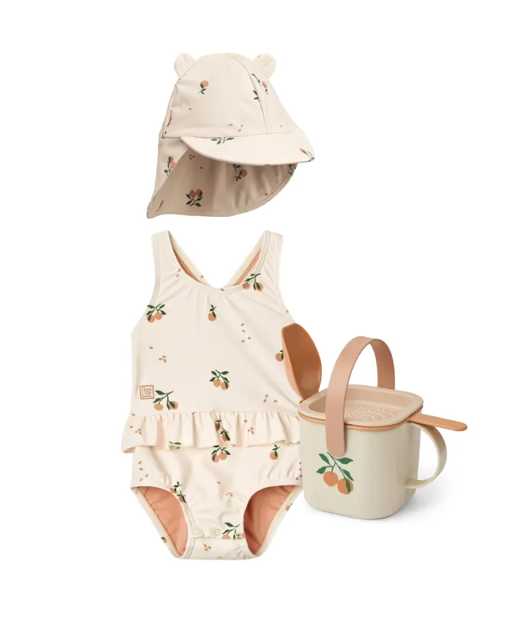 Liewood - zestaw plażowy niemowlęcy Peach Sea Shell Liewood - zestaw plażowy niemowlęcy Peach Sea Shell