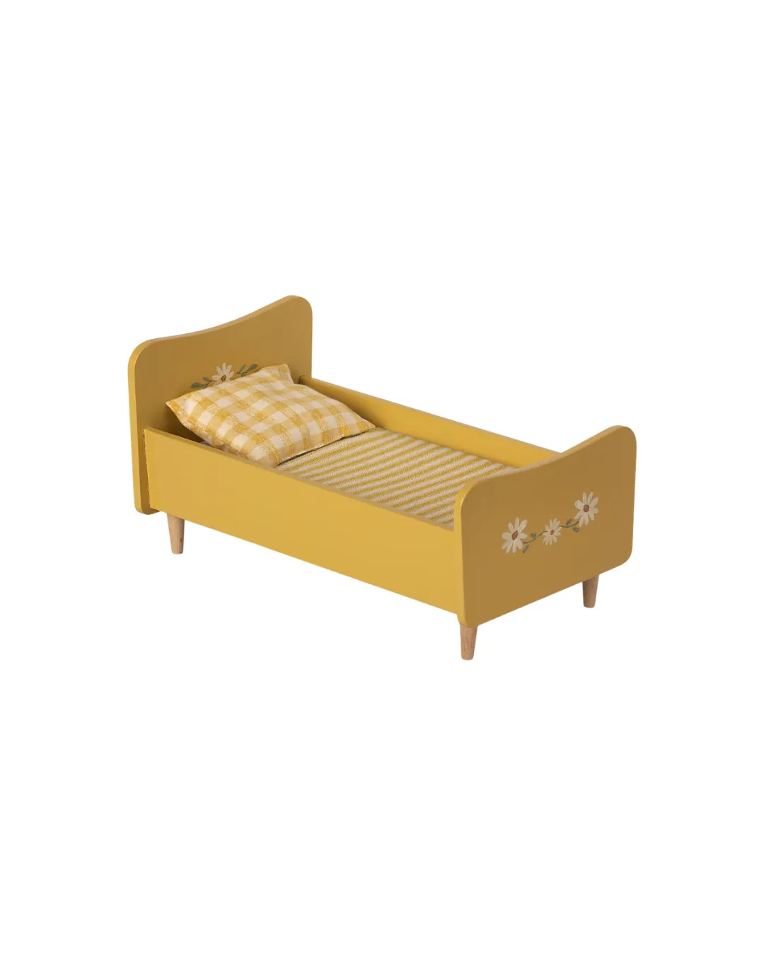 Maileg - drewniane łóżeczko dla króliczków Yellow Maileg - drewniane łóżeczko dla króliczków Yellow