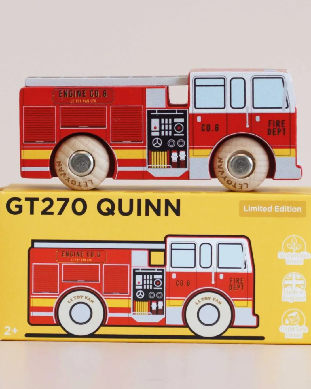 Le Toy Van - Drewniany samochodzik GT270 Quinn Le Toy Van - Drewniany samochodzik GT270 Quinn