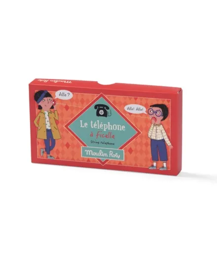 Moulin Roty - telefon na sznurku dla dzieci Moulin Roty - telefon na sznurku dla dzieci