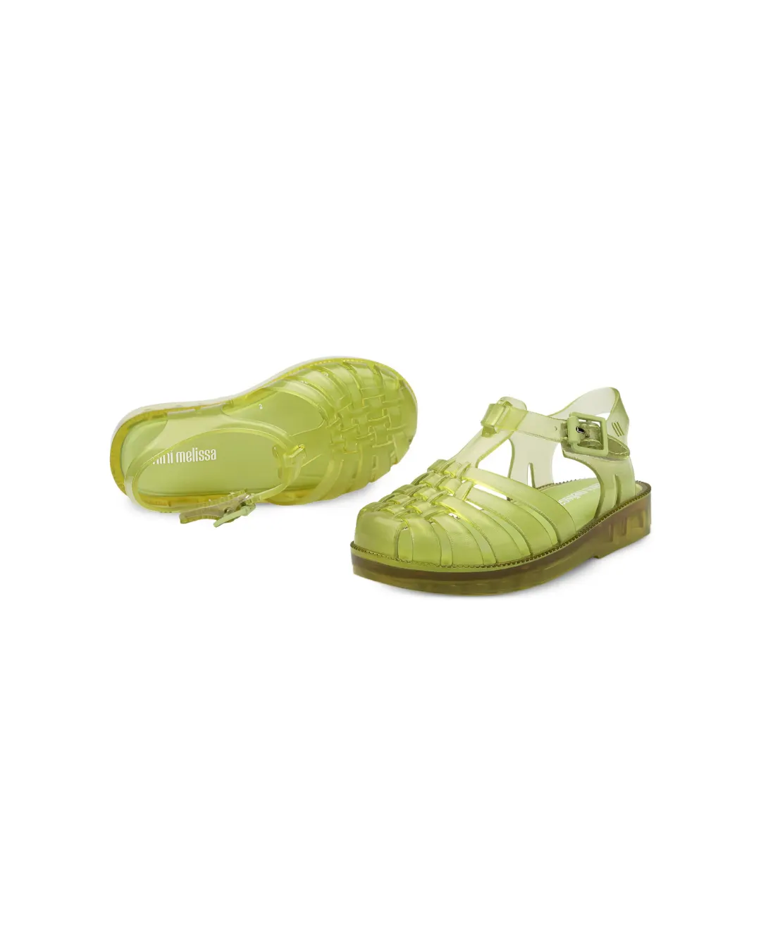 Mini Melissa - sandałki Possession BB Transparent Green