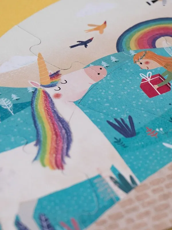 Londji - puzzle progresywne Urodziny Jednorożca