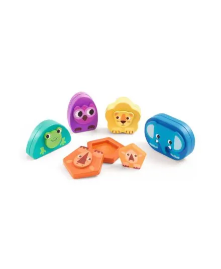 Djeco - drewniana magnetyczna układanka Natura