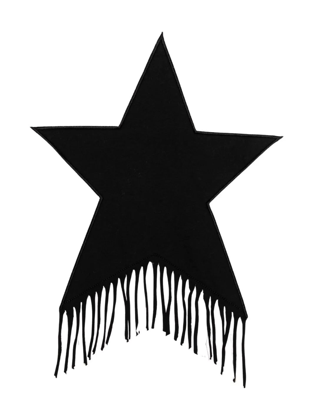 Stella McCartney - sweter z frędzlami Star Graphic Fringed Stella McCartney - sweter z frędzlami Star Graphic Fringed