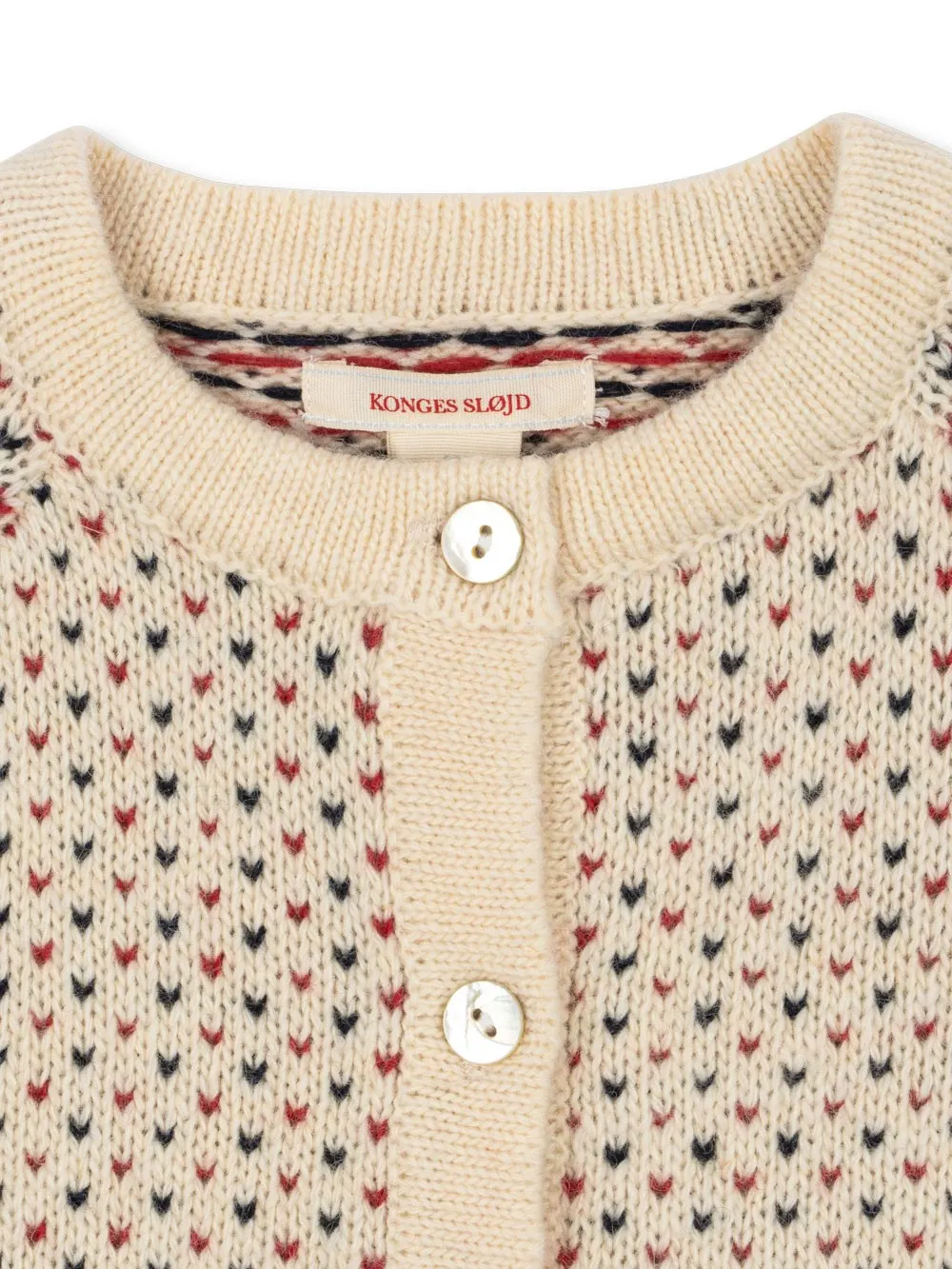 Kardigan Konges Sløjd Billi Knit Off White Kardigan Konges Sløjd Billi Knit Off White