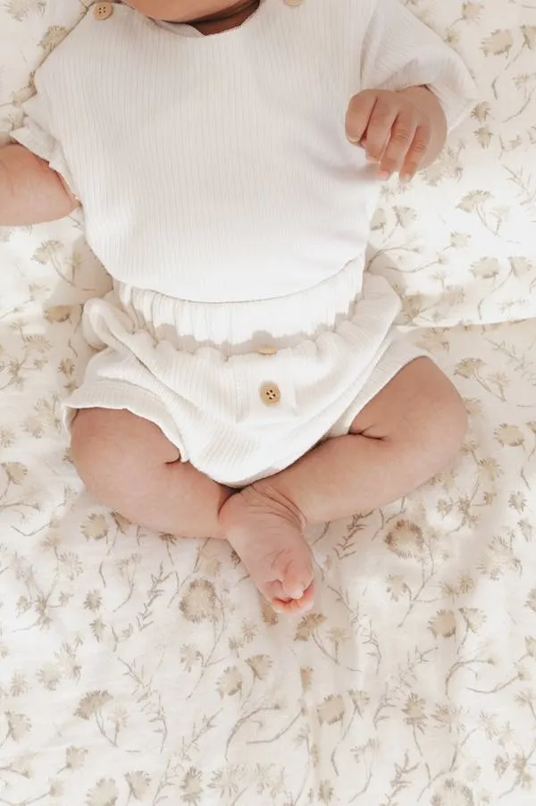 Bamboom - bambusowe majtki niemowlęce na pieluchę Pure białe