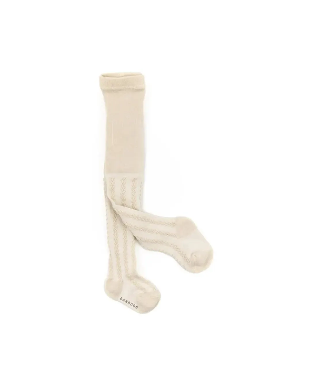 Bamboom - bambusowe rajstopy z ażurowym wzorem jasnoszare