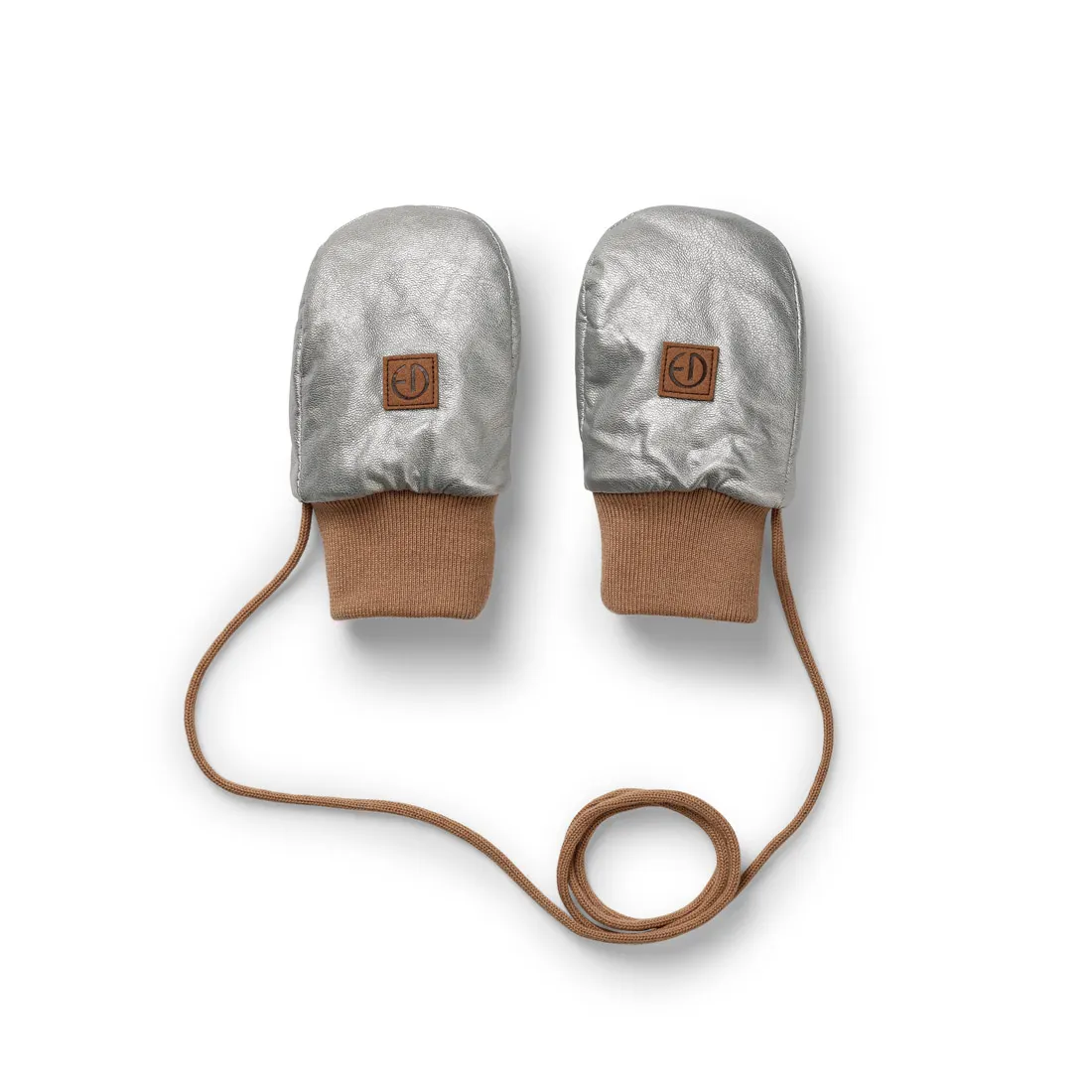 Elodie Details - rękawiczki dla niemowląt 0-12 miesięcy Silver Sheen