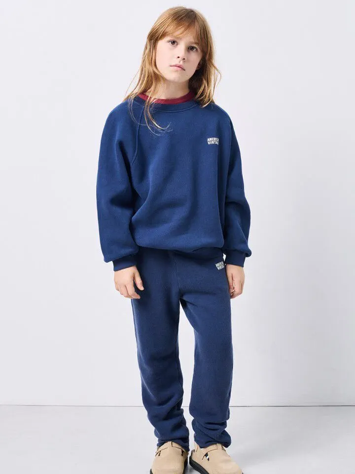 American Vintage - bawełniana bluza Izubird Vintage Navy American Vintage - bawełniana bluza Izubird Vintage Navy