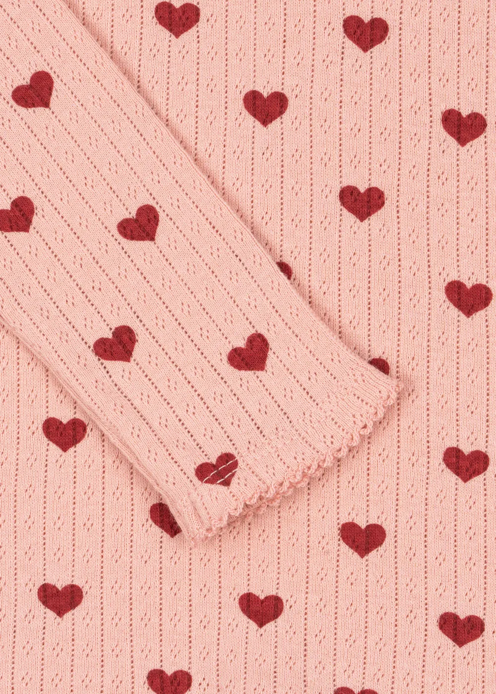 Konges Sløjd - koszulka z długim rękawem Minnie Blouse GOTS Amour Rouge Konges Sløjd - koszulka z długim rękawem Minnie Blouse GOTS Amour Rouge