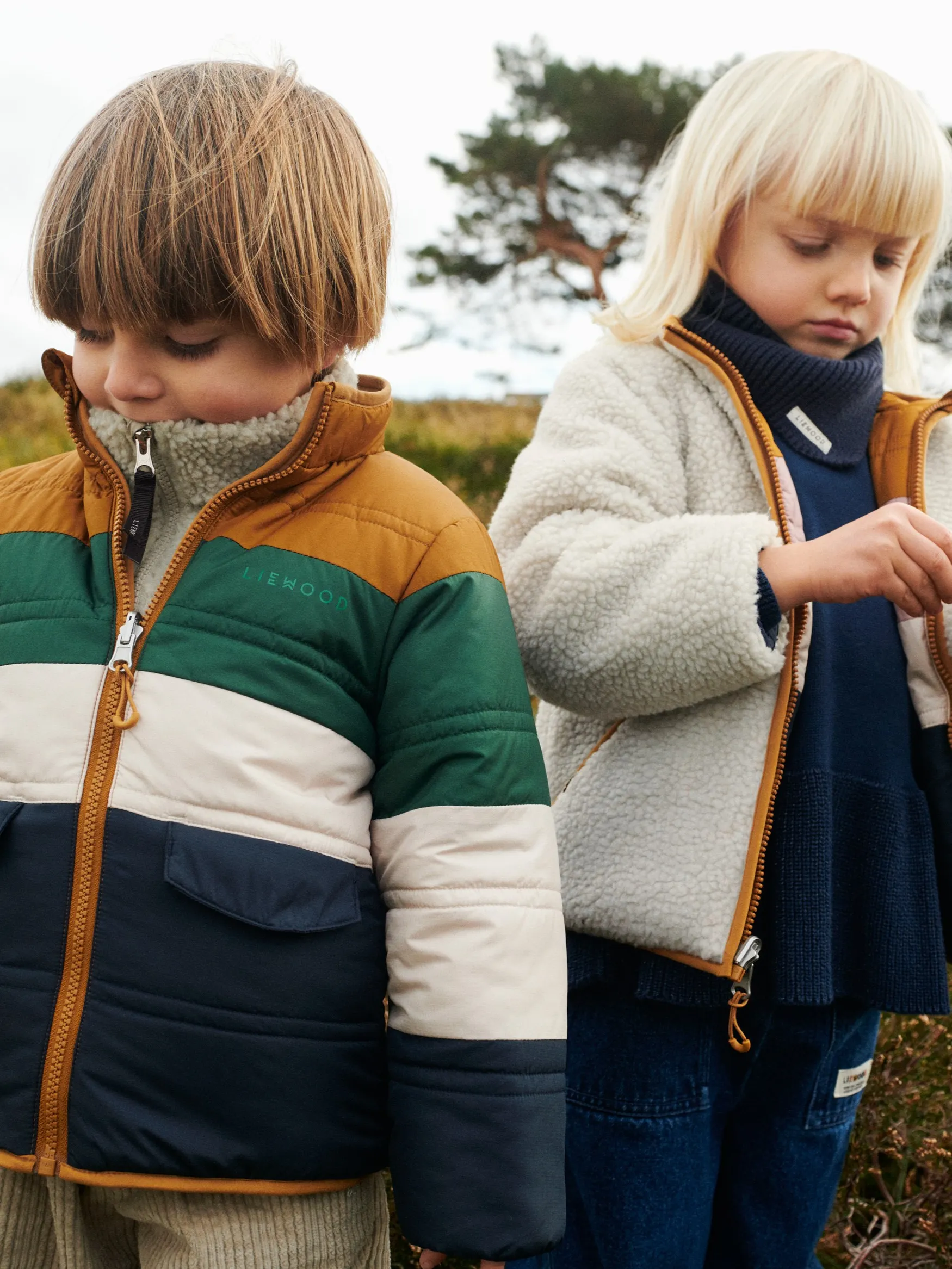 Liewood - komin z polaru Vilo Pile Neckwarmer Mist