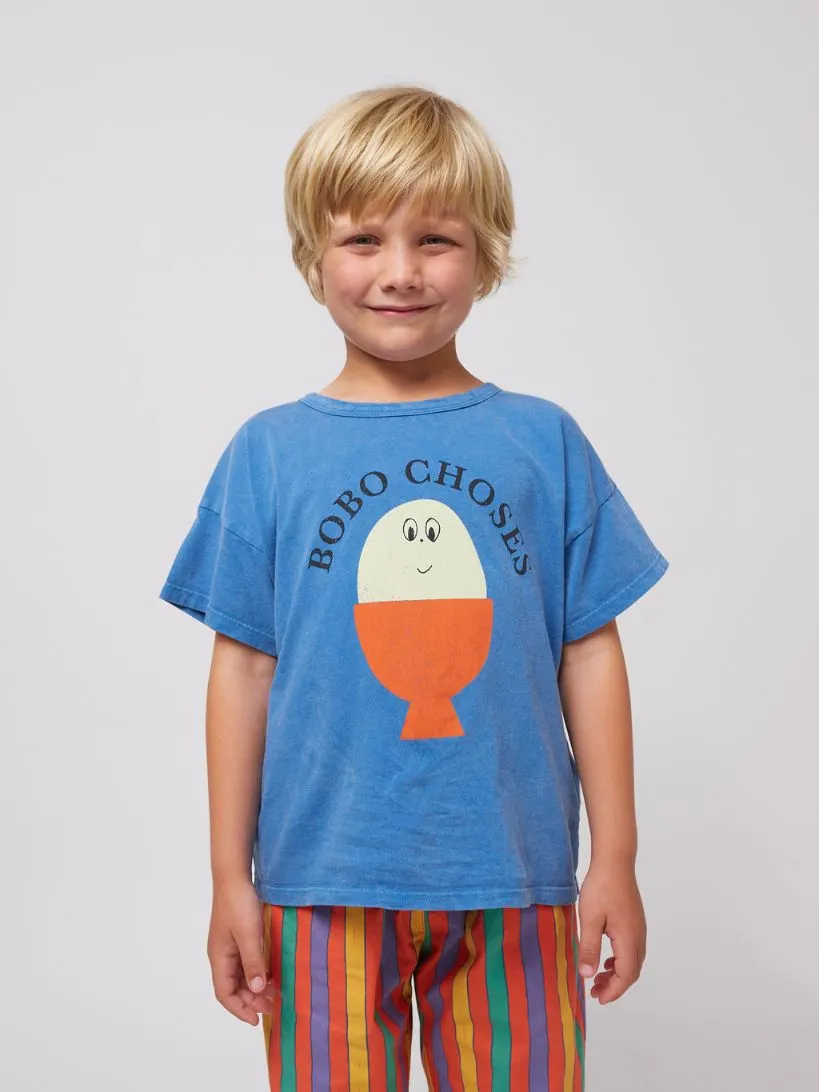 BOBO CHOSES - T-shirt dziecięcy Morning Egg light blue jasnoniebieski BOBO CHOSES - T-shirt dziecięcy Morning Egg light blue jasnoniebieski