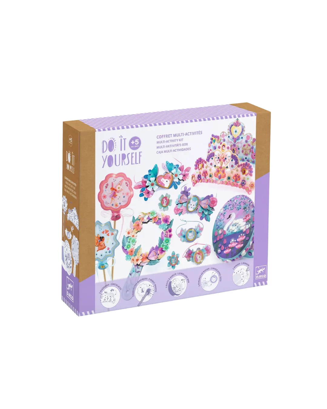 Djeco - zestaw zrób to sam - 5 aktywności Bajkowy świat