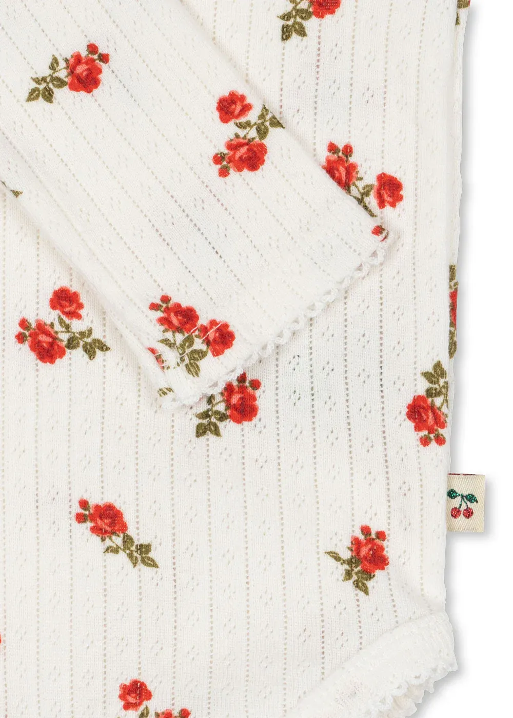 Konges Sløjd - body niemowlęce Minnie Body GOTS Rose Red