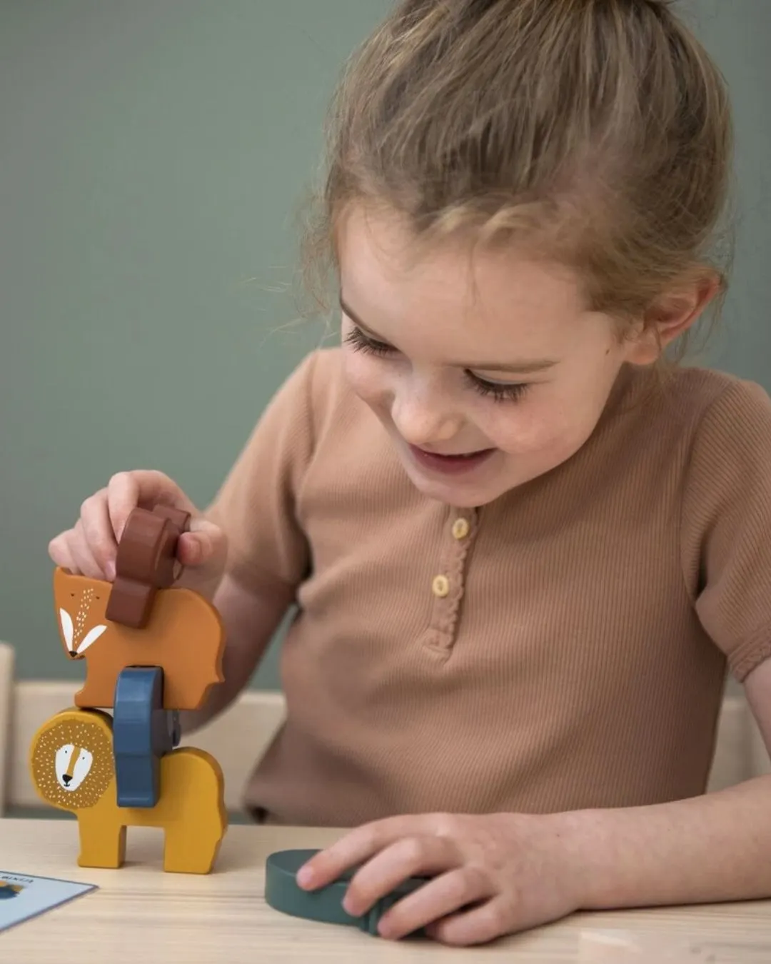 Trixie - drewniana gra w układanie Zwierzęta