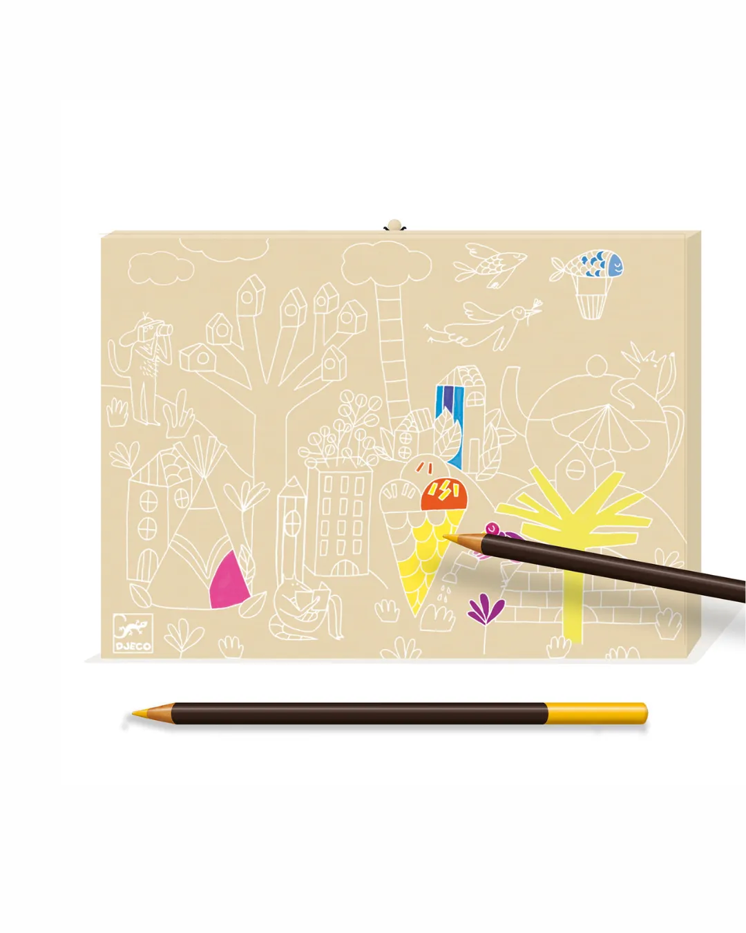 Djeco - zestaw artystyczny do malowania dla dzieci