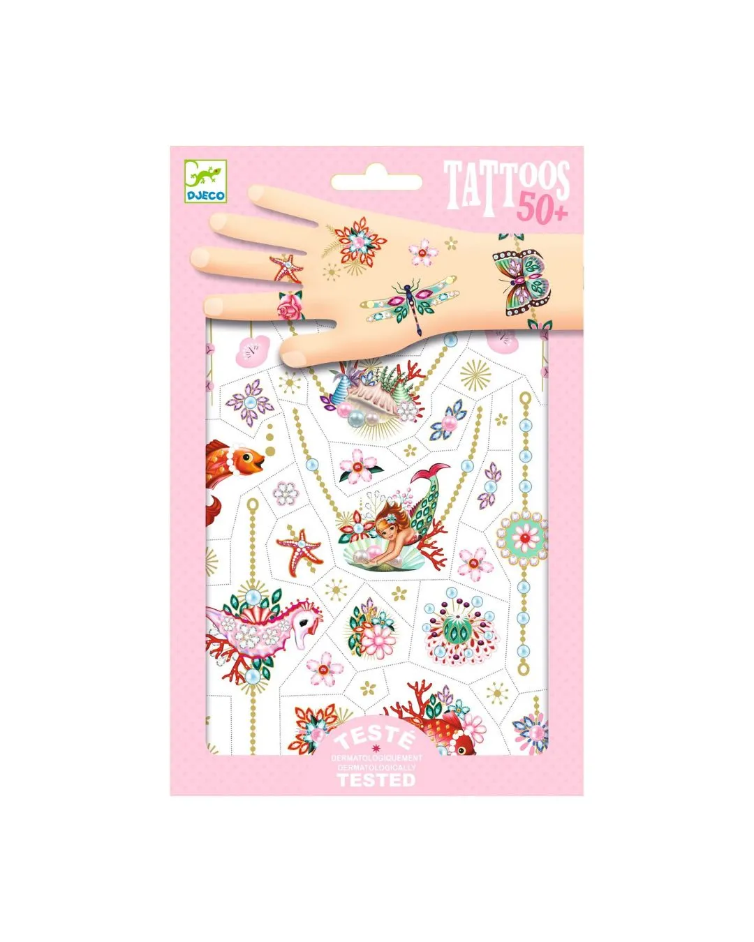 Djeco - tatuaże metaliczne klejnoty Fiony