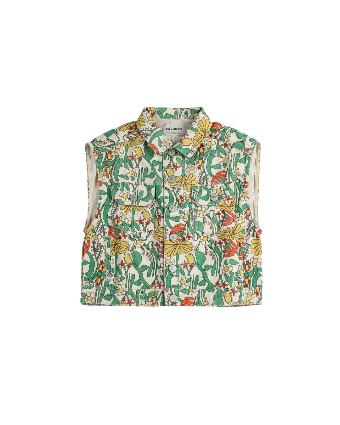 BOBO CHOSES - bezrękawnik Color Herbalist All Over Twill