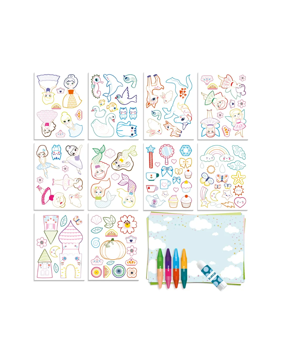 Djeco - zestaw kreatywny świat dziewczynki