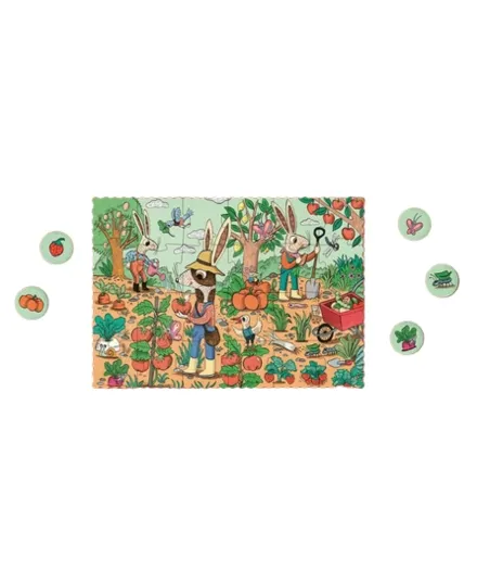 Londji - puzzle kieszonkowe z grą obserwacyjną Ogrody 